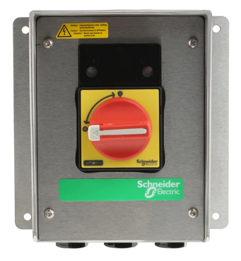 Enclosed Isolator 25A 3 Pole S/Stainless Steel Panel Mount